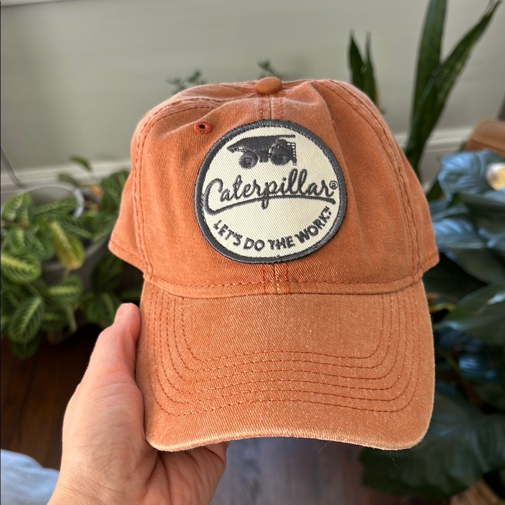 Caterpillar Orange Cap